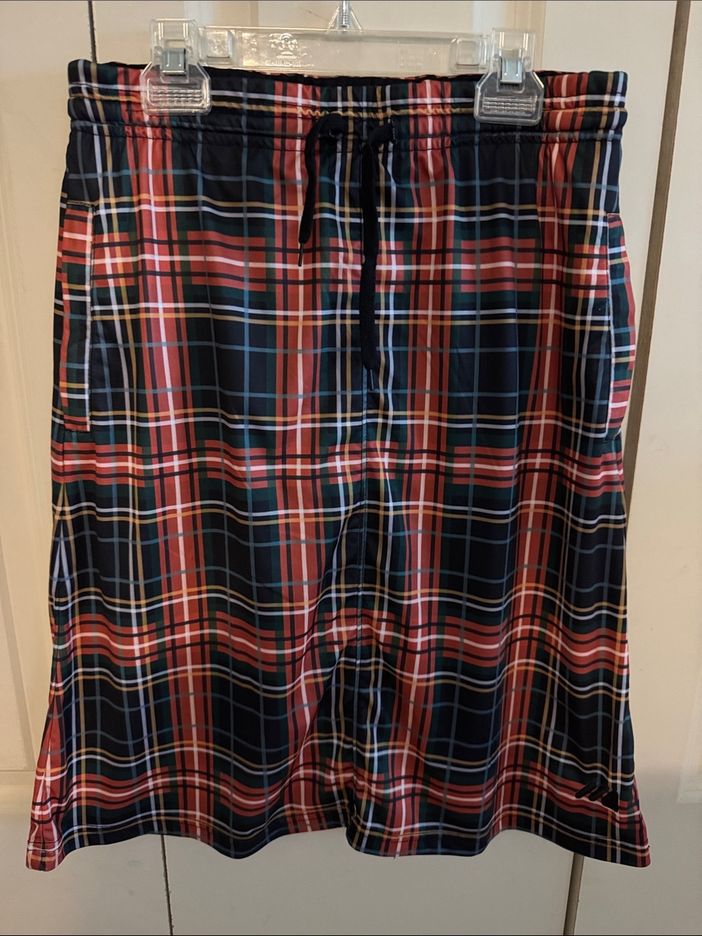 Mod sport athletic skirt. Christmas print